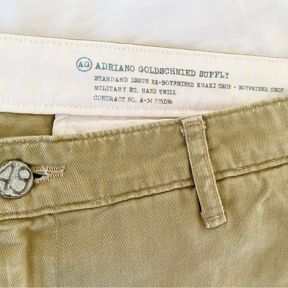 AG Jeans • Standard Issue Ex-Boyfriend Khaki Crop, Regulations, Boyfriend Cut 31 - Picture 6 of 8